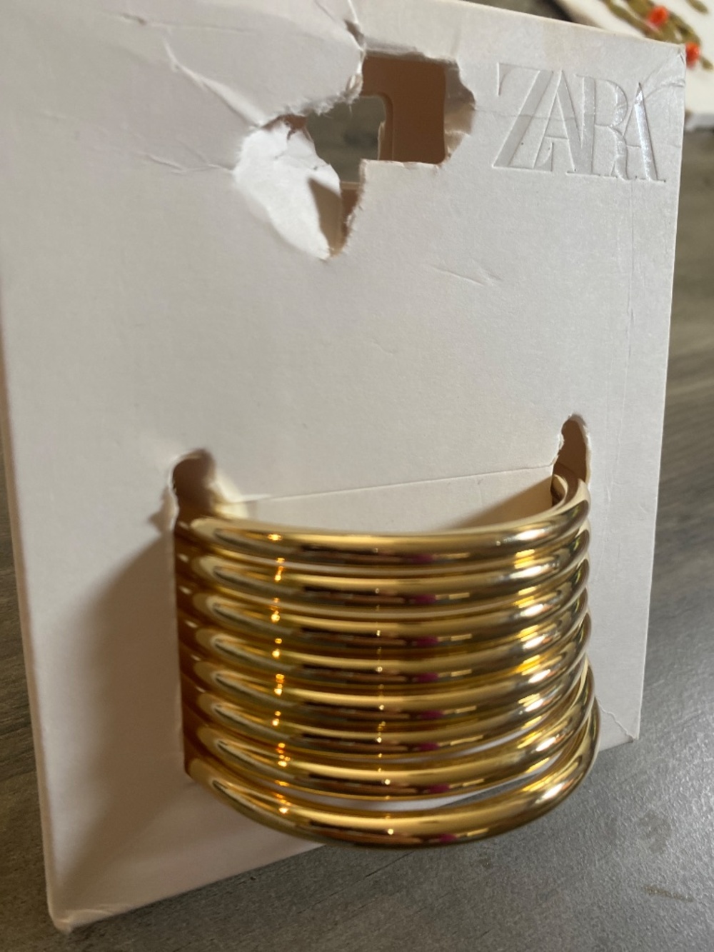 NWT Zara Pack of Metallic Bangles - Picture 5 of 7